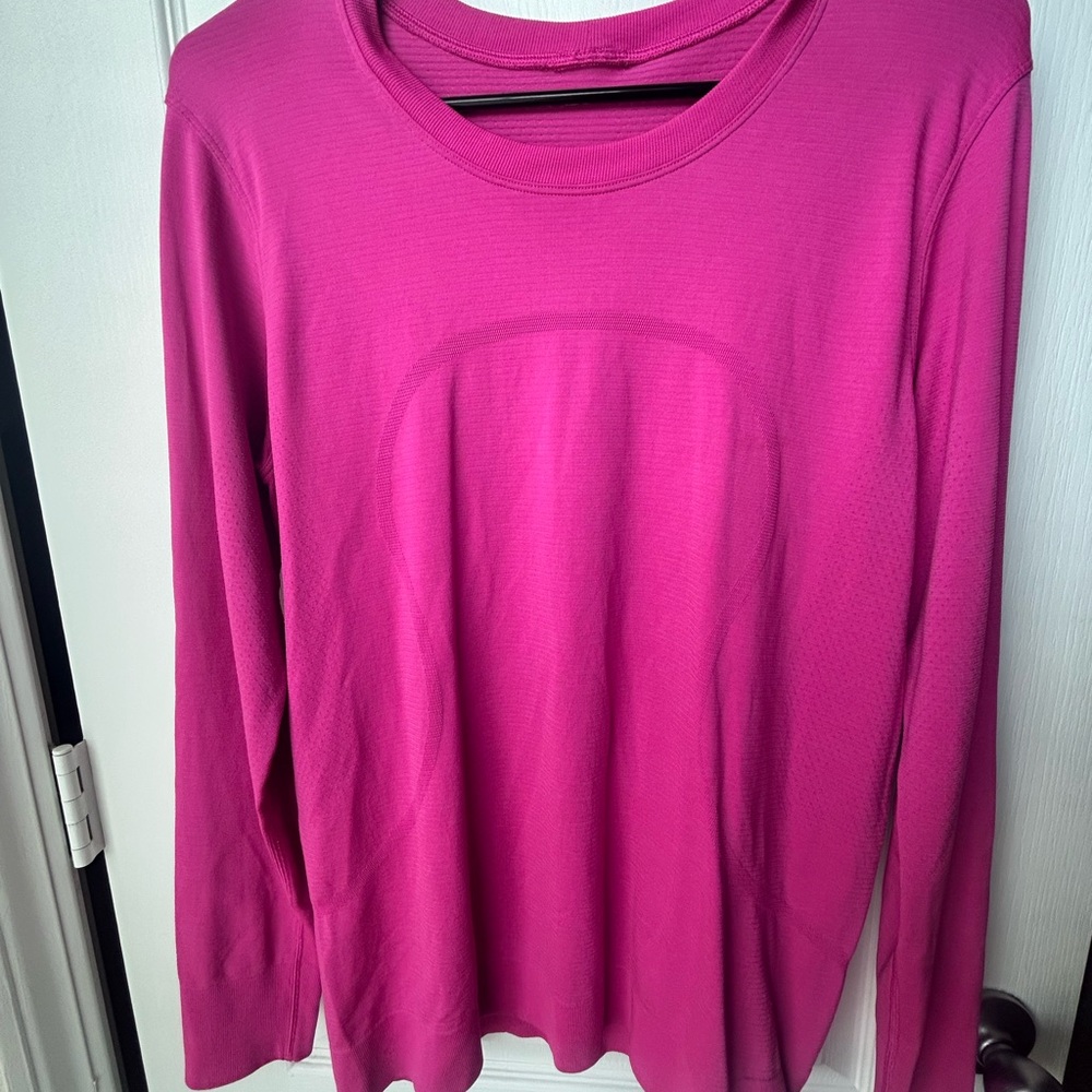 Lululemon Swiftly Sonic Pink Long Sleeve Top